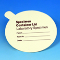 Globe Scientific Paper Lid for 6.5oz Specimen Containers, 25/Bag, 20 Bags/Case Image